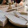 image:imageLinenFeel Disposable Dinner Napkins Made in Italy ClothLike AirlaidBlue