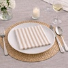image:imageLinenFeel Disposable Dinner Napkins Made in Italy ClothLike AirlaidCappuccino