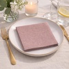 image:imageLinenFeel Disposable Dinner Napkins Made in Italy ClothLike AirlaidCoffee