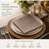 image:imageLinenFeel Disposable Dinner Napkins Made in Italy ClothLike AirlaidCoffee