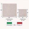 image:imageLinenFeel Disposable Dinner Napkins Made in Italy ClothLike AirlaidDove Gray