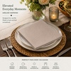 image:imageLinenFeel Disposable Dinner Napkins Made in Italy ClothLike AirlaidDove Gray