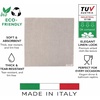 image:imageLinenFeel Disposable Dinner Napkins Made in Italy ClothLike AirlaidDove Gray