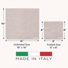 image:imageLinenFeel Disposable Dinner Napkins Made in Italy ClothLike AirlaidDove Gray
