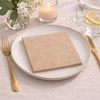 image:imageLinenFeel Disposable Dinner Napkins Made in Italy ClothLike AirlaidHazelnut