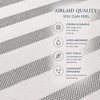 image:imageLinenFeel Disposable Dinner Napkins Made in Italy ClothLike AirlaidPearl  White