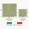 image:imageLinenFeel Disposable Dinner Napkins Made in Italy ClothLike AirlaidSage