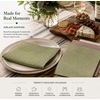 image:imageLinenFeel Disposable Dinner Napkins Made in Italy ClothLike AirlaidSage