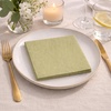 image:imageLinenFeel Disposable Dinner Napkins Made in Italy ClothLike AirlaidSage