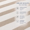 image:imageMade in Italy LinenFeel Disposable Guest Towels  Premium Airlaid ClothLike Bathroom Napkins Soft amp Absorbent Luxury Hand Towels Elegant Striped Dinner Napkins for PartiesCappuccino