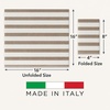 image:imageMade in Italy LinenFeel Disposable Guest Towels  Premium Airlaid ClothLike Bathroom Napkins Soft amp Absorbent Luxury Hand Towels Elegant Striped Dinner Napkins for PartiesCappuccino