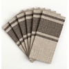 image:imageMade in Italy LinenFeel Disposable Guest Towels  Premium Airlaid ClothLike Bathroom Napkins Soft amp Absorbent Luxury Hand Towels Elegant Striped Dinner Napkins for PartiesCharcoal