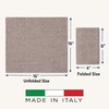 image:imageMade in Italy LinenFeel Disposable Guest Towels  Premium Airlaid ClothLike Bathroom Napkins Soft amp Absorbent Luxury Hand Towels Elegant Striped Dinner Napkins for PartiesCoffee