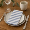 image:imageMade in Italy LinenFeel Disposable Guest Towels  Premium Airlaid ClothLike Bathroom Napkins Soft amp Absorbent Luxury Hand Towels Elegant Striped Dinner Napkins for PartiesBlue