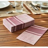 image:imageMade in Italy LinenFeel Disposable Guest Towels  Premium Airlaid ClothLike Bathroom Napkins Soft amp Absorbent Luxury Hand Towels Elegant Striped Dinner Napkins for PartiesBurgundy