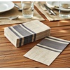 image:imageMade in Italy LinenFeel Disposable Guest Towels  Premium Airlaid ClothLike Bathroom Napkins Soft amp Absorbent Luxury Hand Towels Elegant Striped Dinner Napkins for PartiesCharcoal
