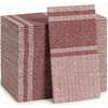 image:imageMade in Italy LinenFeel Disposable Guest Towels  Premium Airlaid ClothLike Bathroom Napkins Soft amp Absorbent Luxury Hand Towels Elegant Striped Dinner Napkins for PartiesBurgundy