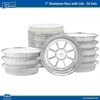 image:imageNicole Home Collection Aluminum Pans 9 Round Disposable Foil Pans With Lids 50 Pack  9 Inch Round Disposable Takeout Pans With Board Lids 9 Inch Round7