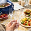 image:imageParty Dimensions 300 Count Plastic Cutlery Combo Box Disposable Clear Plastic Silverware Utensils Set 100 Forks 100 Spoons 100 Knives300 Count Pack of 10