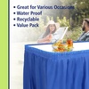 image:imageParty Dimensions Plastic Table Skirt 29Inches by 14Feet  Blue  6 PackBlue