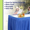 image:imageParty Dimensions Plastic Table Skirt 29Inches by 14Feet  Blue  6 PackBlue