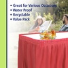 image:imageParty Dimensions Plastic Table Skirt 29Inches by 14Feet  Blue  6 PackRed