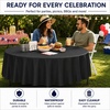 image:imageParty Dimensions Red Disposable Plastic Tablecloth Round 84 12 PackBlack