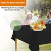 image:imageParty Dimensions Red Disposable Plastic Tablecloth Round 84 12 PackBlack