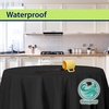 image:imageParty Dimensions Red Disposable Plastic Tablecloth Round 84 12 PackBlack