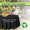 image:imageParty Dimensions Red Disposable Plastic Tablecloth Round 84 12 PackBlack