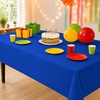 image:imageParty Dimensions Red Disposable Plastic Tablecloth Round 84 12 PackBlue