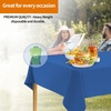 image:imageParty Dimensions Red Disposable Plastic Tablecloth Round 84 12 PackBlue