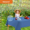 image:imageParty Dimensions Red Disposable Plastic Tablecloth Round 84 12 PackBlue
