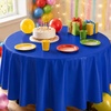 image:imageParty Dimensions Red Disposable Plastic Tablecloth Round 84 12 PackBlue