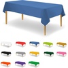 image:imageParty Dimensions Red Disposable Plastic Tablecloth Round 84 12 PackBlue