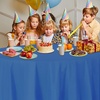 image:imageParty Dimensions Red Disposable Plastic Tablecloth Round 84 12 PackBlue