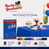 image:imageParty Dimensions Red Disposable Plastic Tablecloth Round 84 12 PackBlue