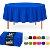 image:imageParty Dimensions Red Disposable Plastic Tablecloth Round 84 12 PackBlue
