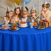 image:imageParty Dimensions Red Disposable Plastic Tablecloth Round 84 12 PackBlue