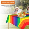 image:imageParty Dimensions Red Disposable Plastic Tablecloth Round 84 12 PackCarnival