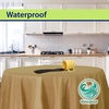 image:imageParty Dimensions Red Disposable Plastic Tablecloth Round 84 12 PackGold