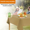 image:imageParty Dimensions Red Disposable Plastic Tablecloth Round 84 12 PackGold