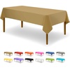 image:imageParty Dimensions Red Disposable Plastic Tablecloth Round 84 12 PackGold