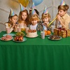 image:imageParty Dimensions Red Disposable Plastic Tablecloth Round 84 12 PackGreen