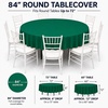 image:imageParty Dimensions Red Disposable Plastic Tablecloth Round 84 12 PackGreen