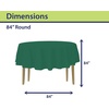 image:imageParty Dimensions Red Disposable Plastic Tablecloth Round 84 12 PackGreen