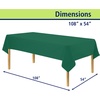 image:imageParty Dimensions Red Disposable Plastic Tablecloth Round 84 12 PackGreen