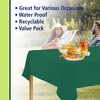 image:imageParty Dimensions Red Disposable Plastic Tablecloth Round 84 12 PackGreen