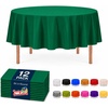 image:imageParty Dimensions Red Disposable Plastic Tablecloth Round 84 12 PackGreen