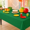 image:imageParty Dimensions Red Disposable Plastic Tablecloth Round 84 12 PackGreen